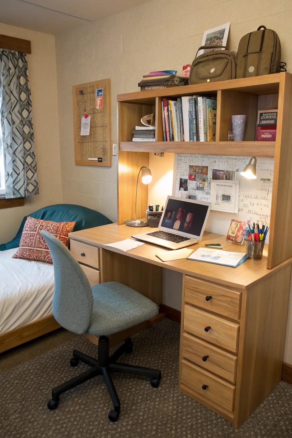 Maintain your work zone organized for optimum output.