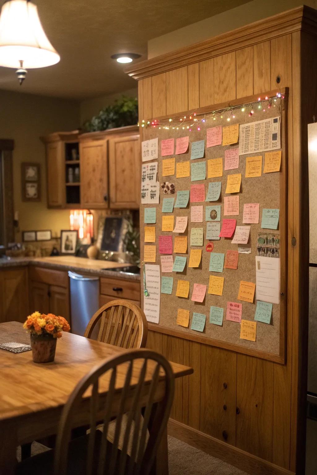 A shout-out board brimming with love and gratitude.