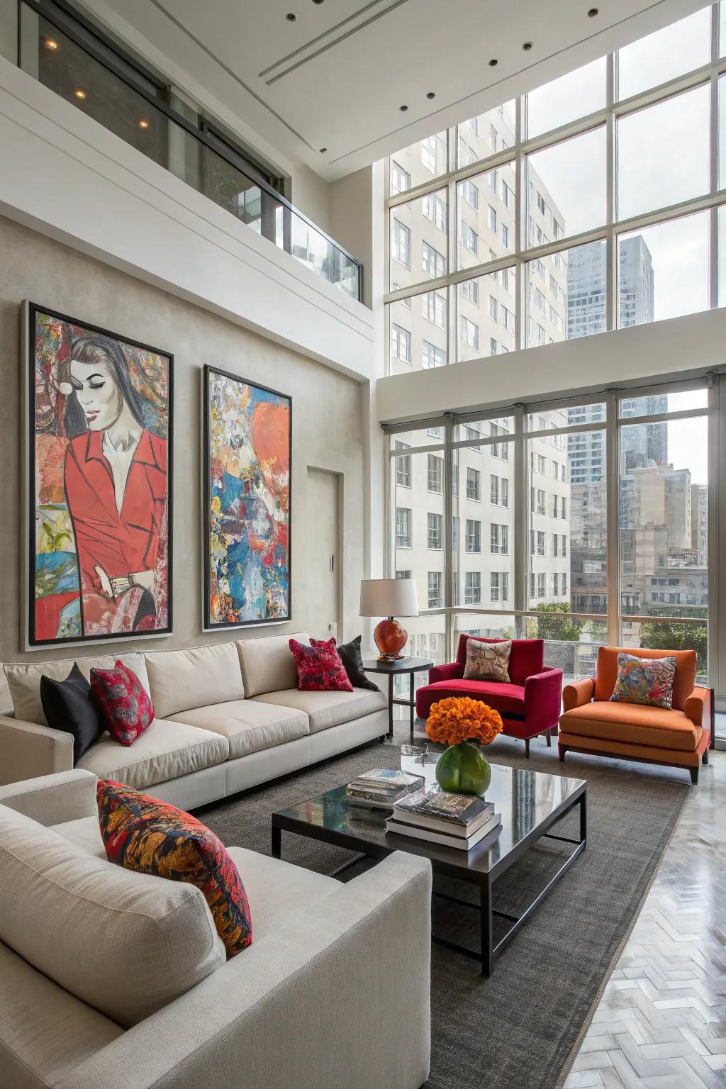 Vivid highlights have the ability to impart a personalized feel to your home.