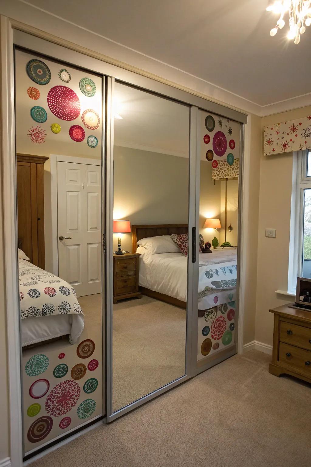 Vinyl appliques offer a personalized touch without permanence.