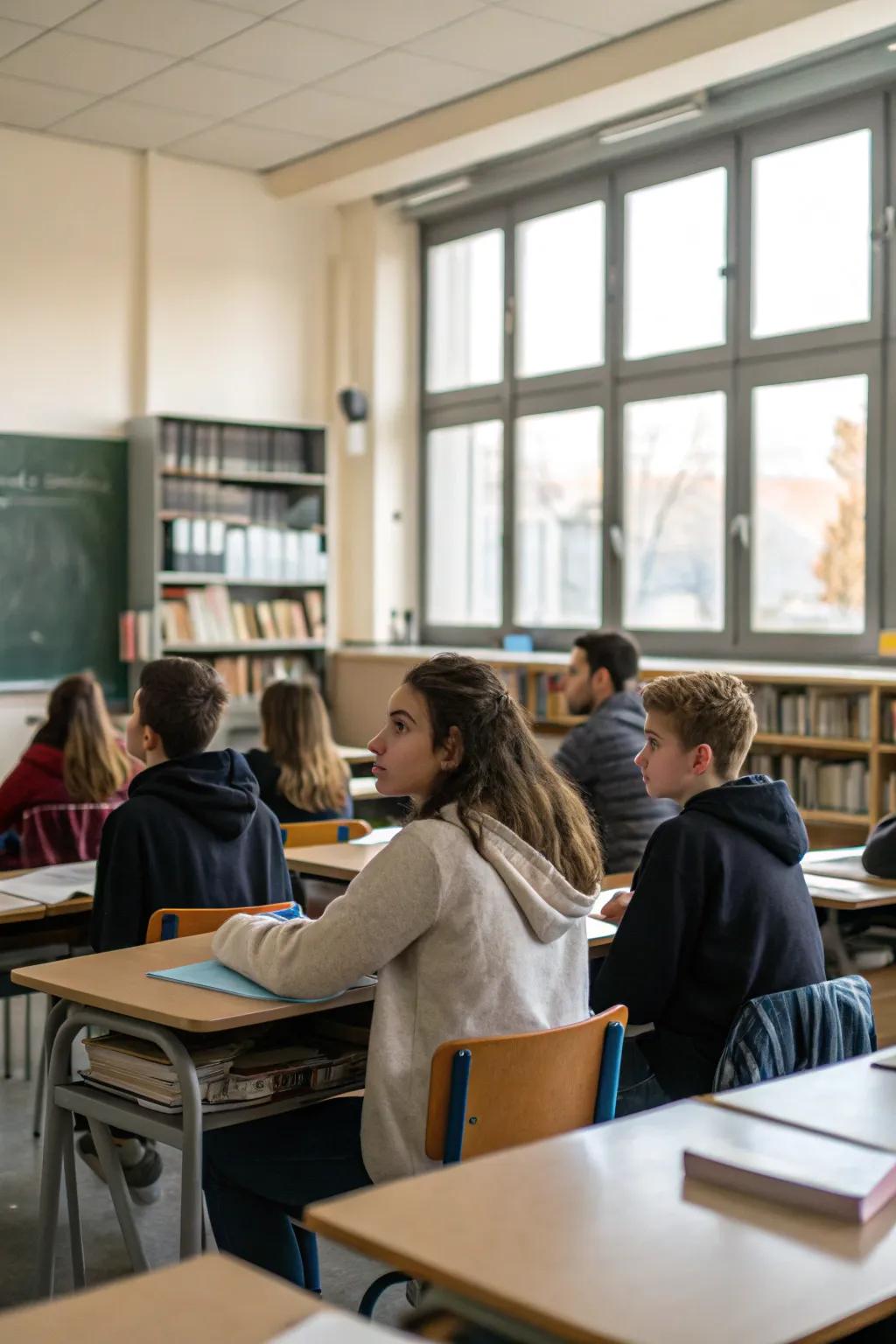 Modern rows can perk up traditional lecture settings.