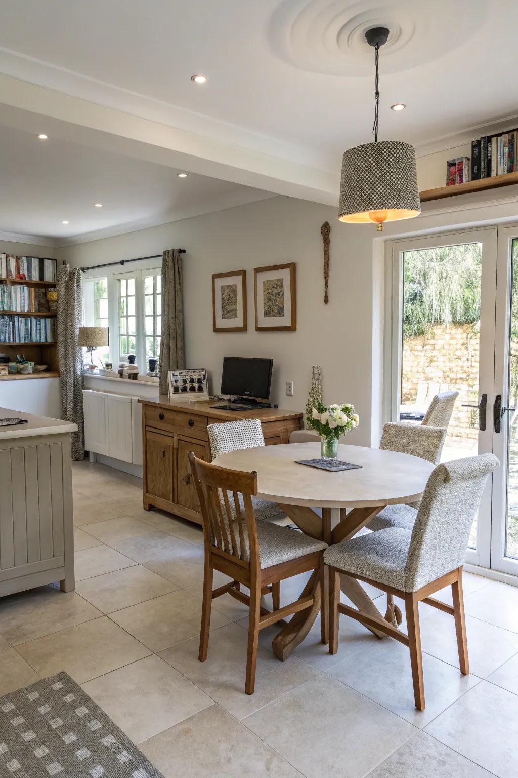 An efficient layout that promotes a clutter-free environment.