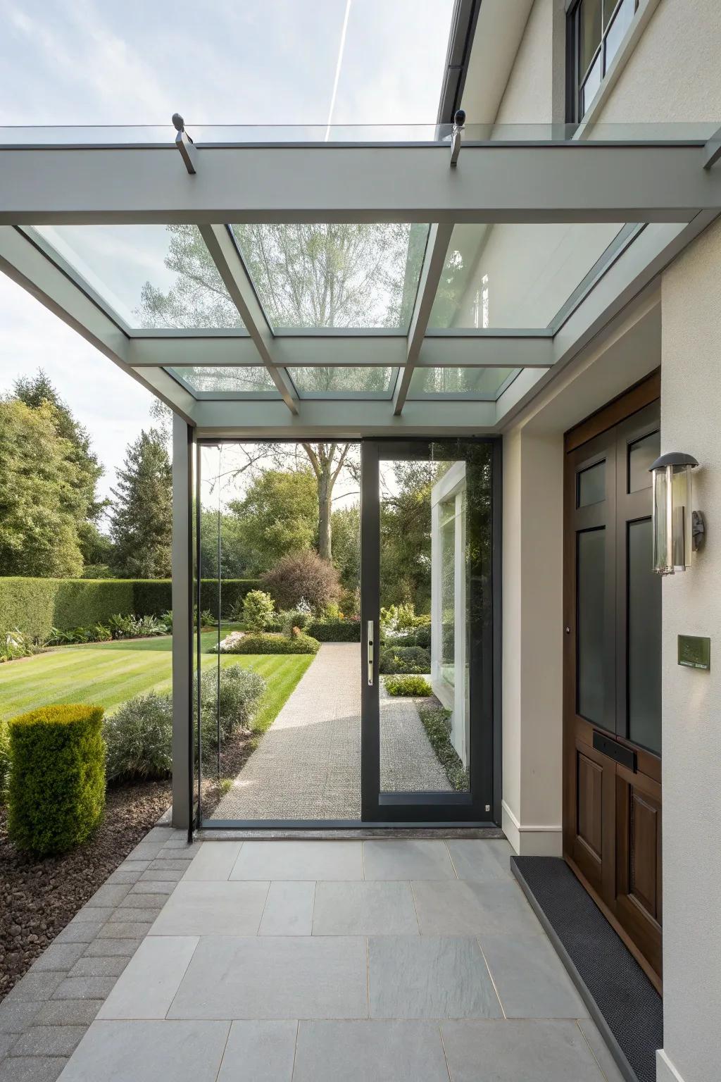 An exquisite crystal shroud that welcomes light while offering shelter.