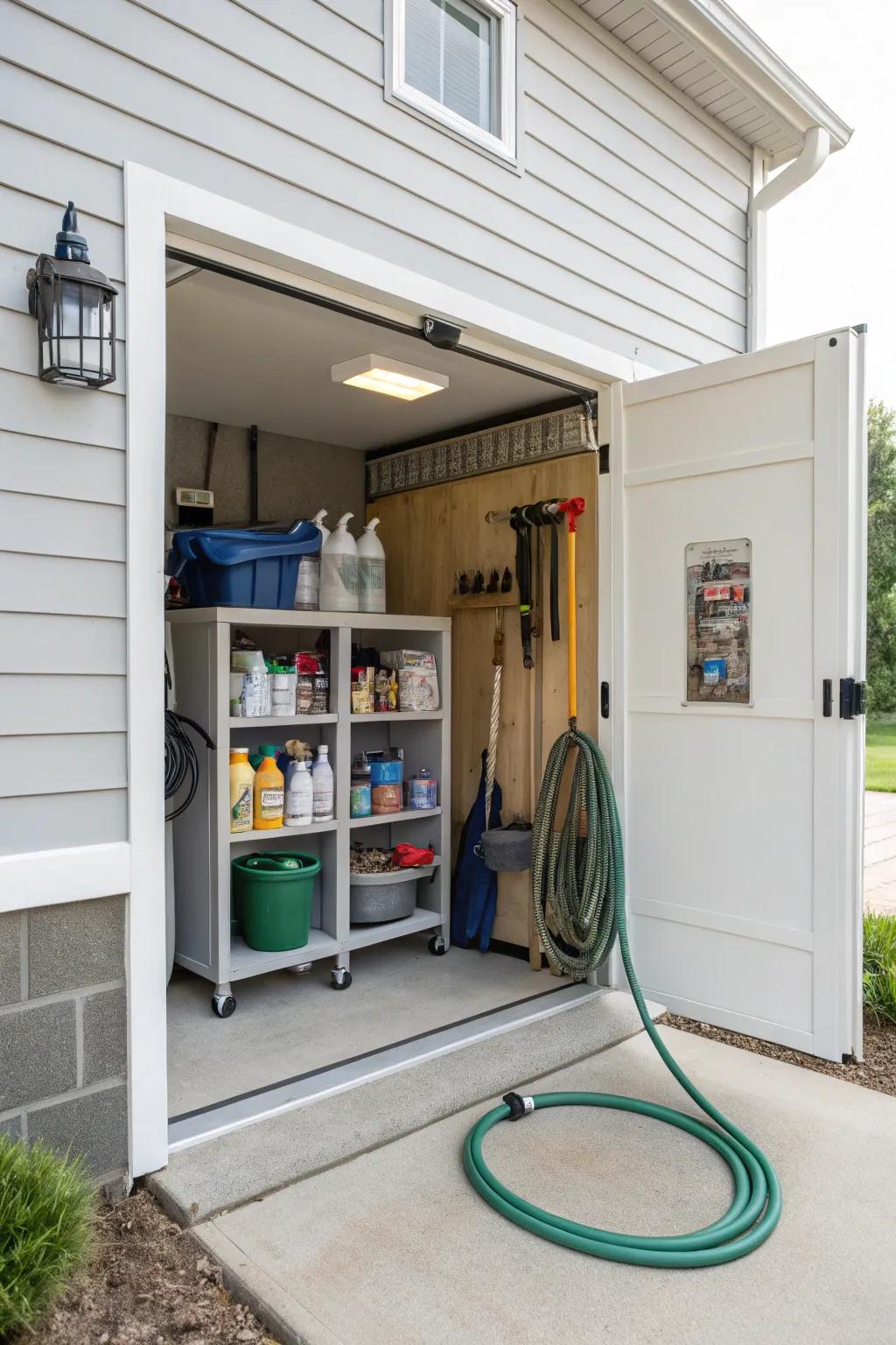 A pet zone keeps your furry friends and your house clean.
