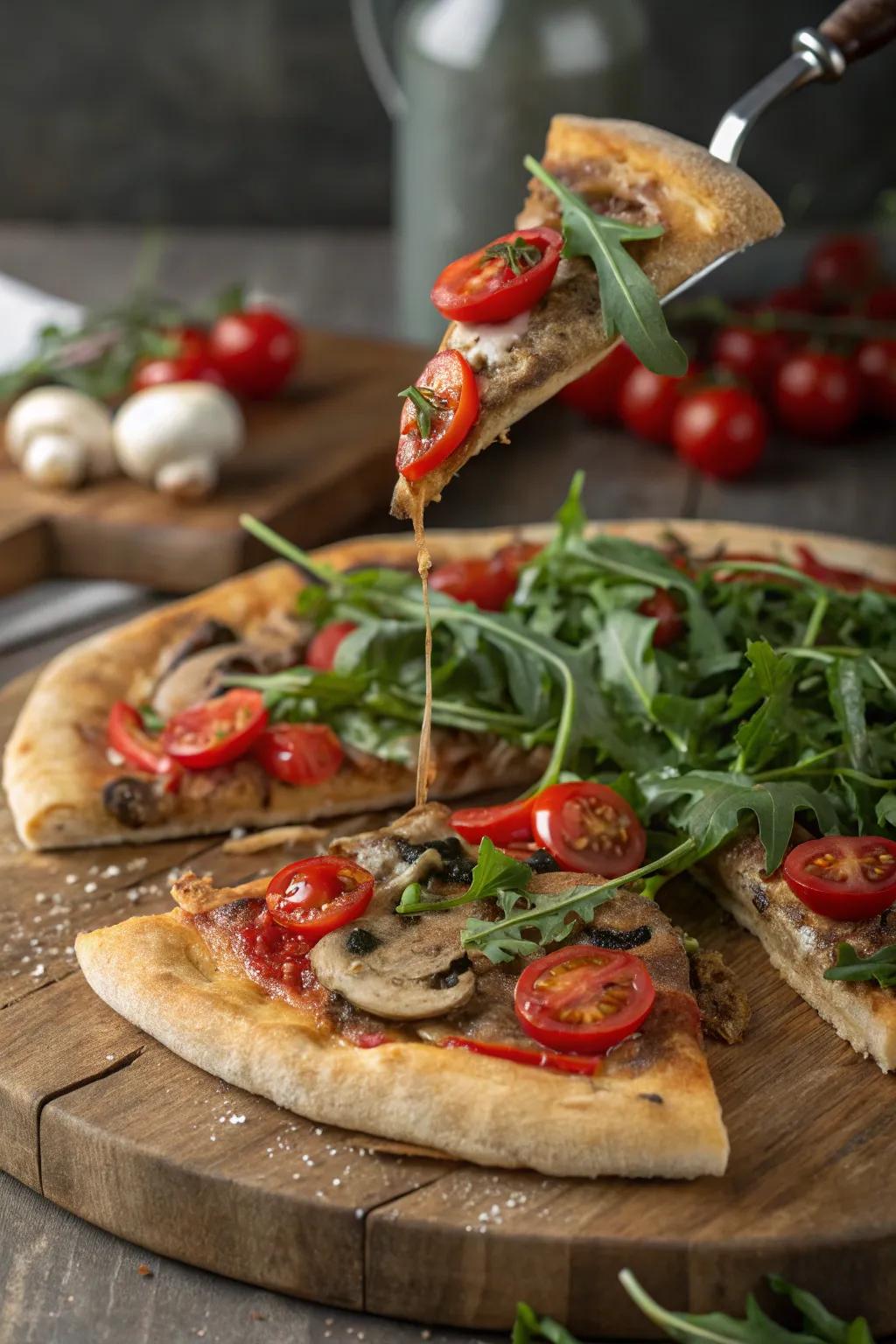 Farm-fresh pizza bursting with the season&rsquo;s finest, freshest ingredients.