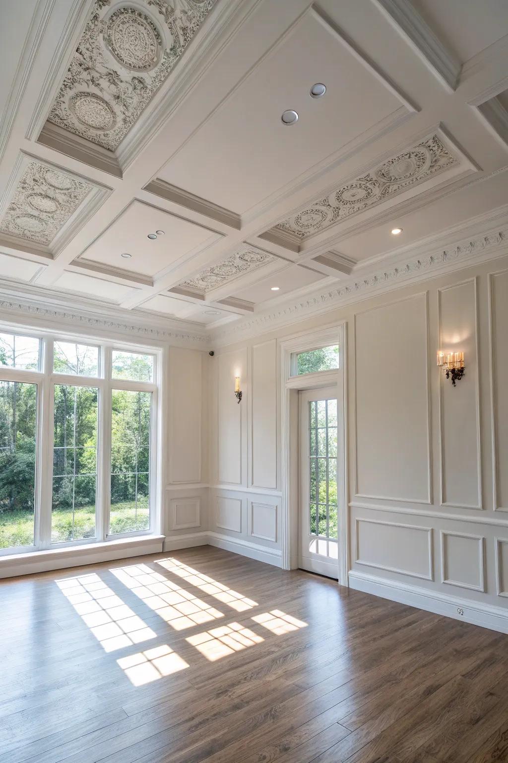 Featherweight foam molding for simple application.