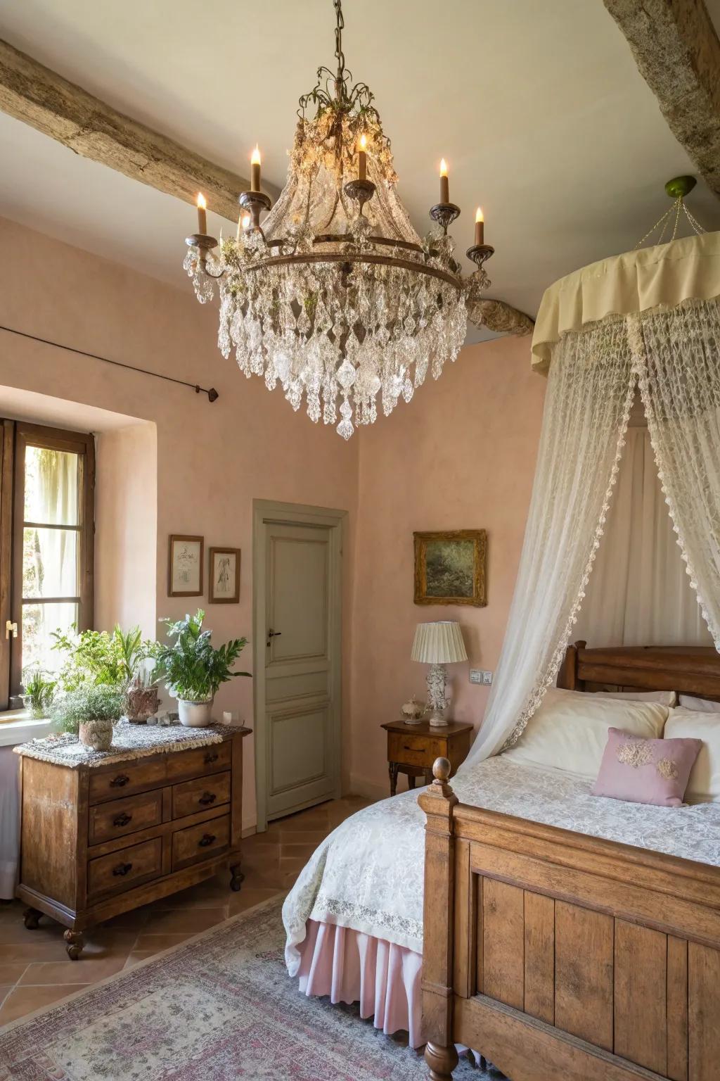 A candelabra presents a dash of sophistication and elegance.