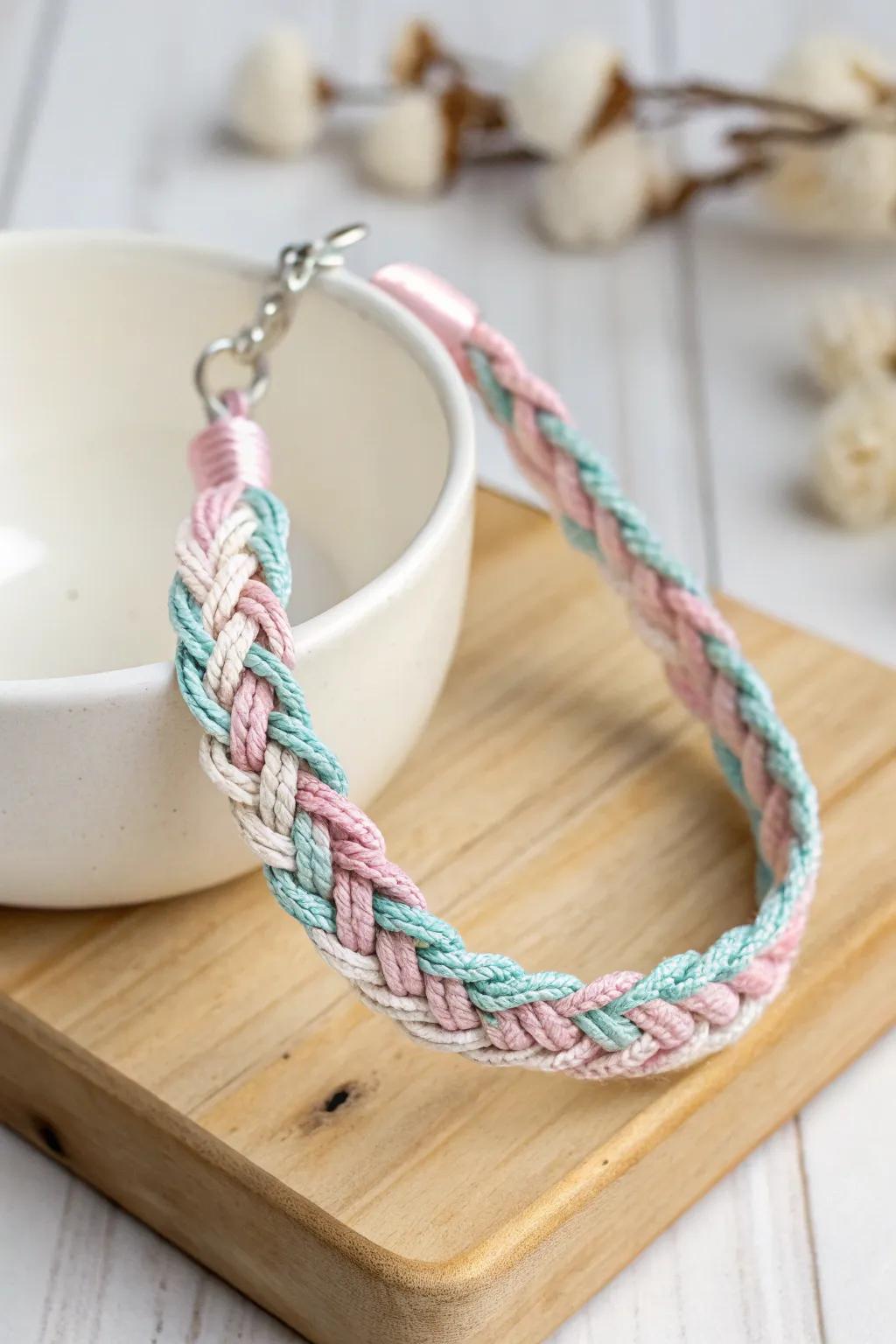 Delve into the art of Woven Band for your next friendship bracelet venture. Simple, stunning, and brimming with charm!