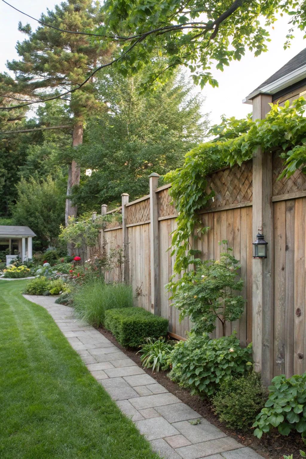 Warmth and seclusion with grand timber boards