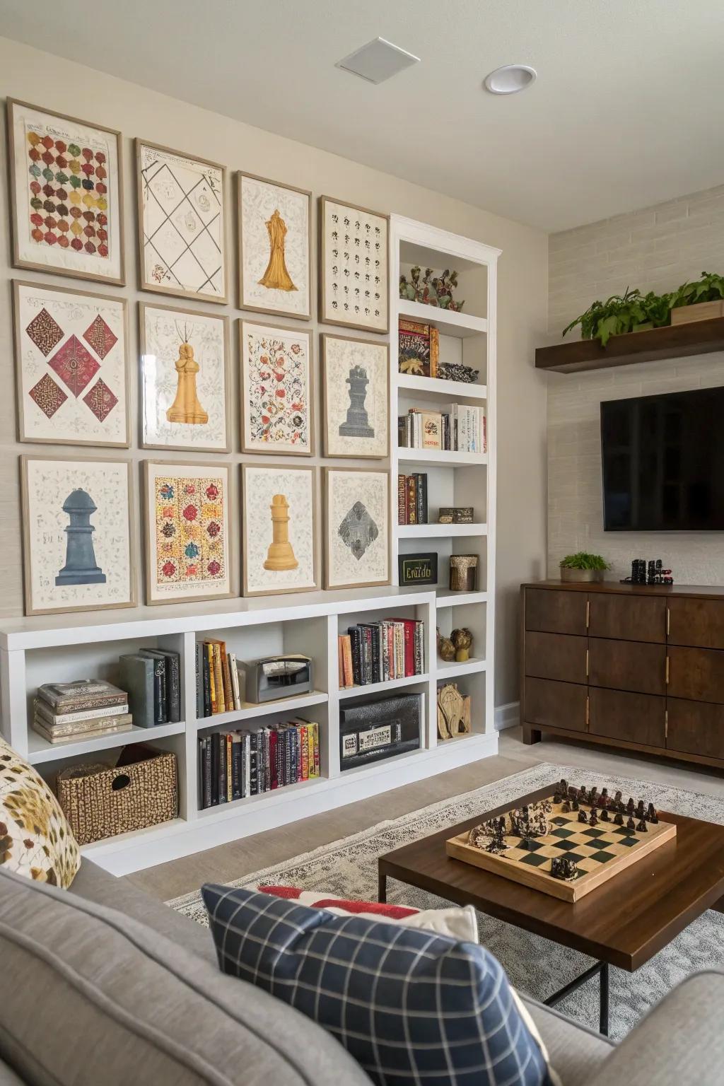 Redesign your board game array into an eye-catching wall feature.