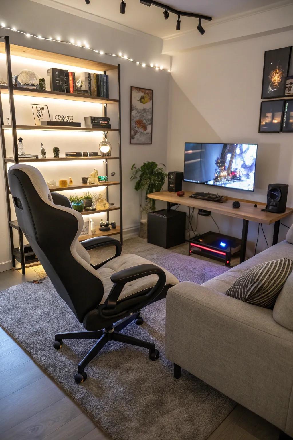 Comfortable seats is vital for long pc gaming sessions.