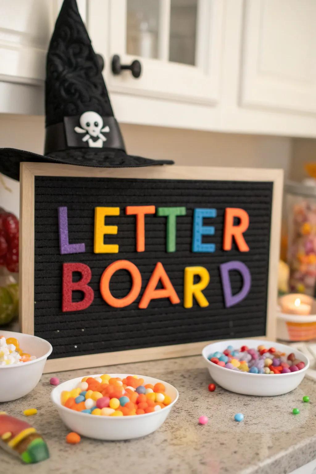 A bold declaration for candy devotees.