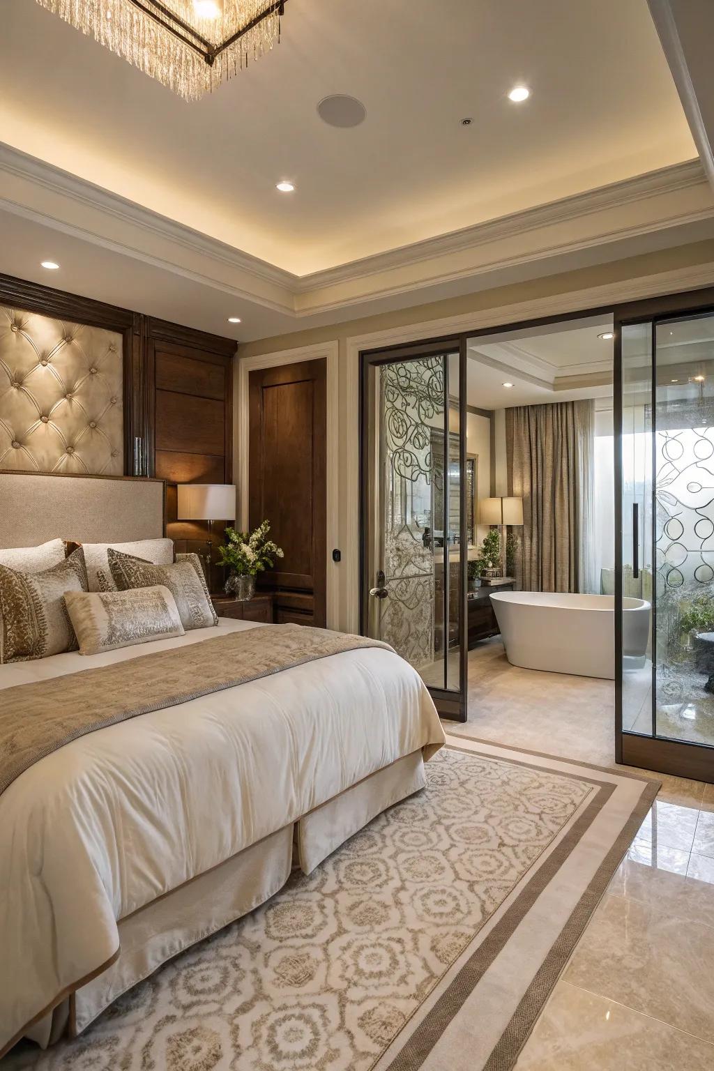 A master suite designed for ultimate relaxation.