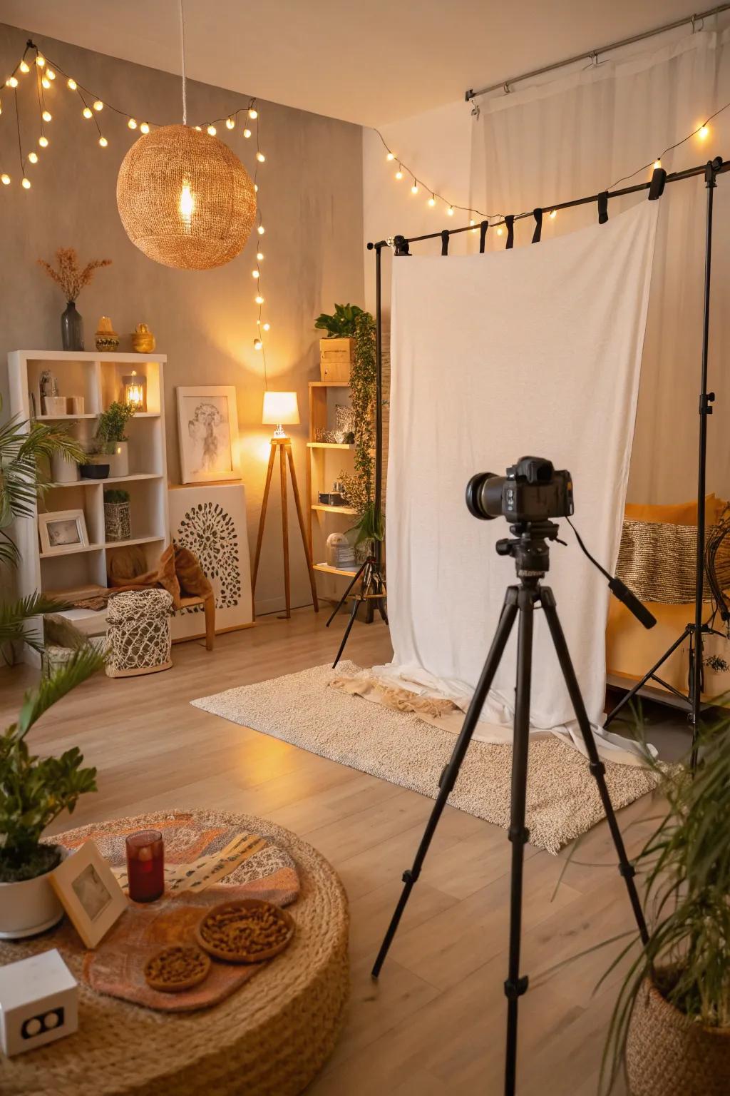 Fine-tune your ambiance with adjustable lighting.