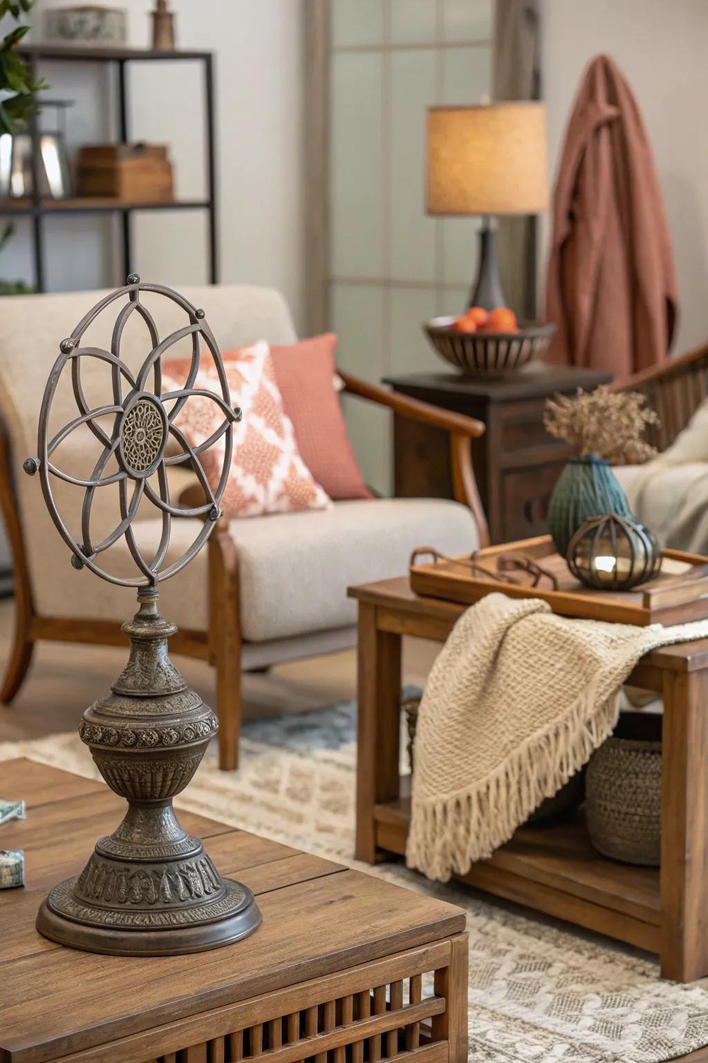 A unified assortment of textures and substances yields a comforting yet chic aesthetic.