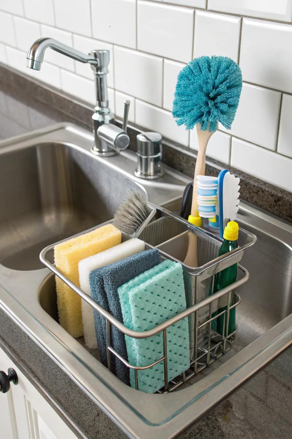 Magnetic racks provide a polished and dependable storage solution.