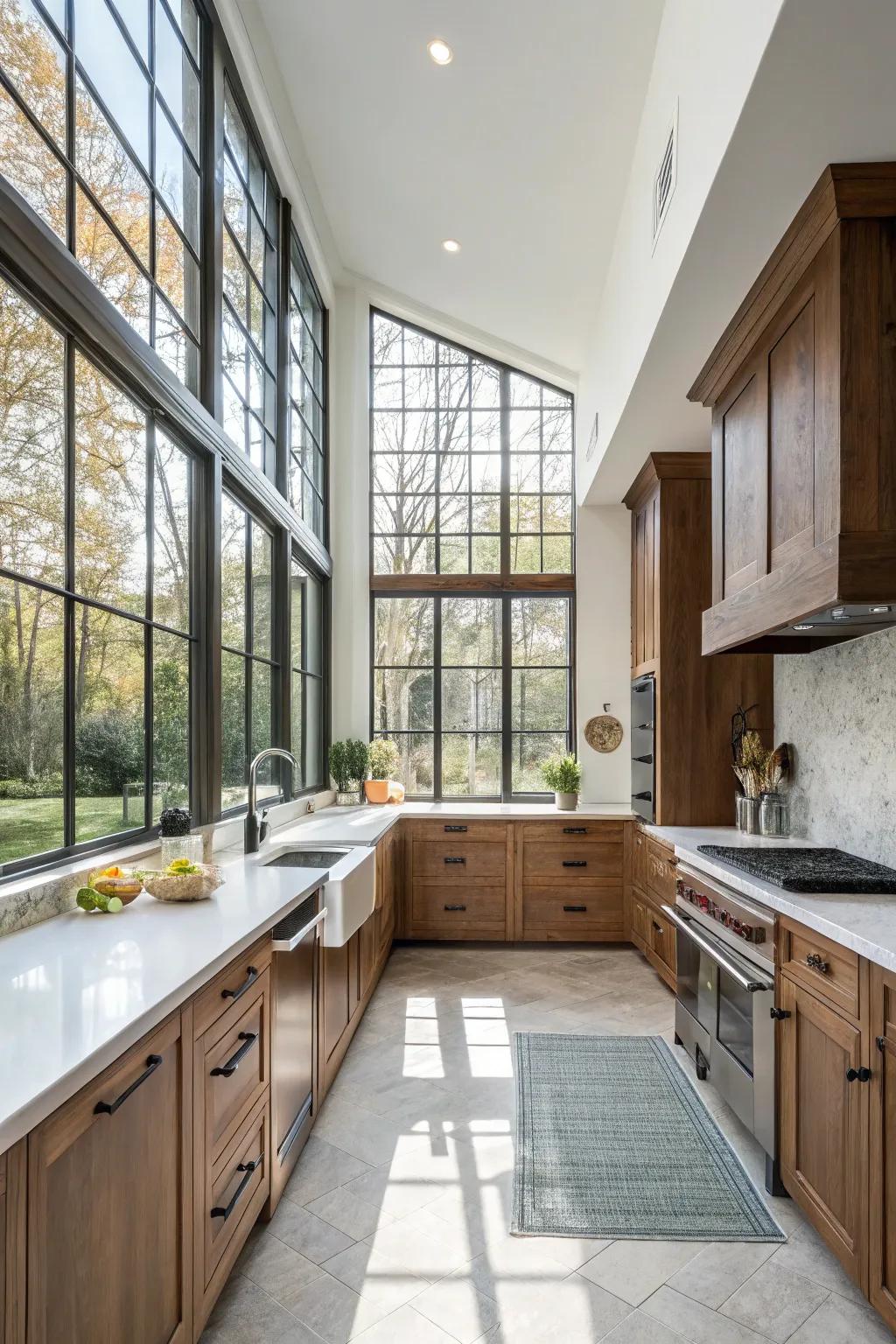 Natural light transforms your kitchen into a welcoming haven.