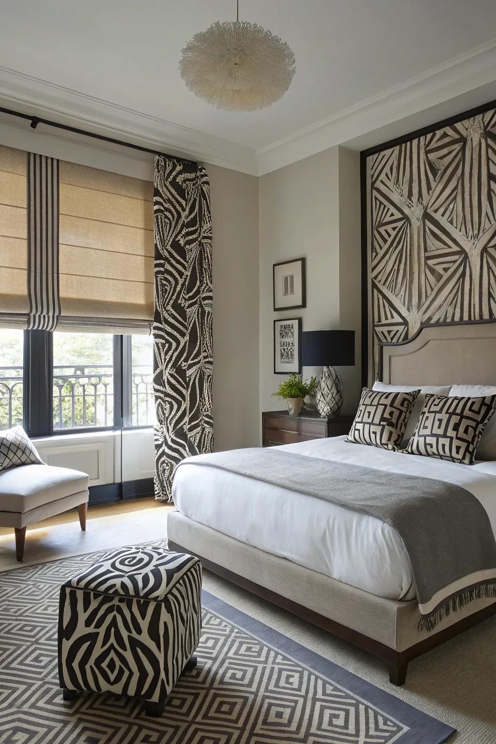 Modern zebra blinds for a dynamic look