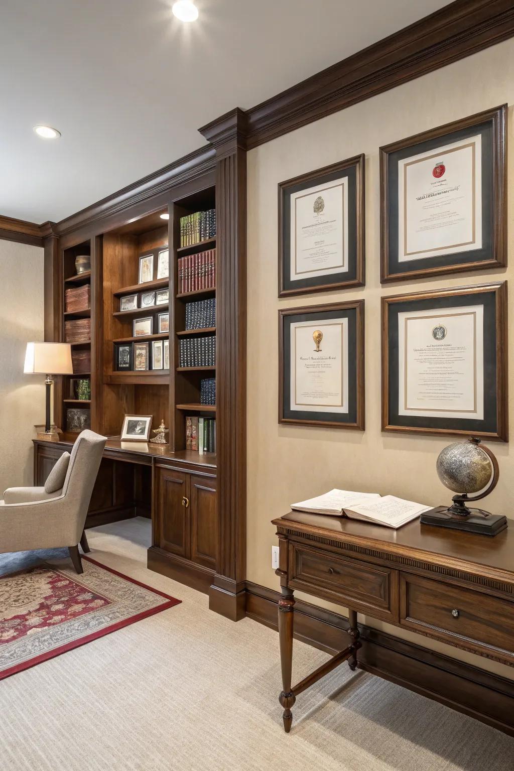 Layered matting adds a touch of elegance and attracts the eye to your accomplishment.