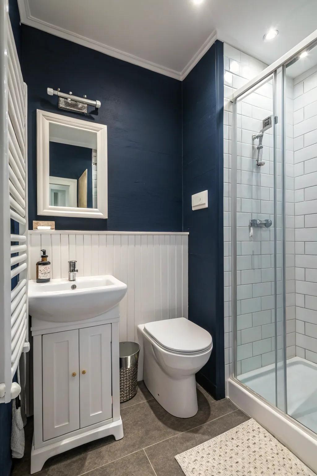 Simple design highlights the beauty of deep sea.