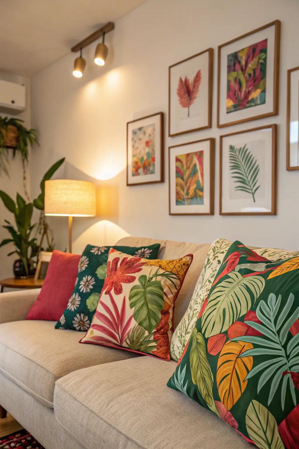 Exotic designs add vibrancy and draw focus to the overall aesthetic.