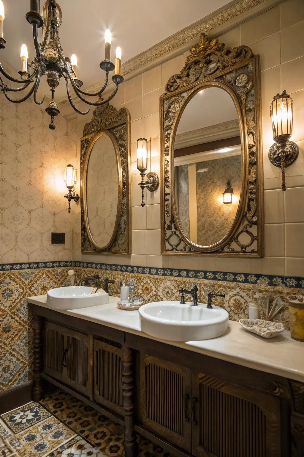 Timeless fixtures echoing an era long gone.