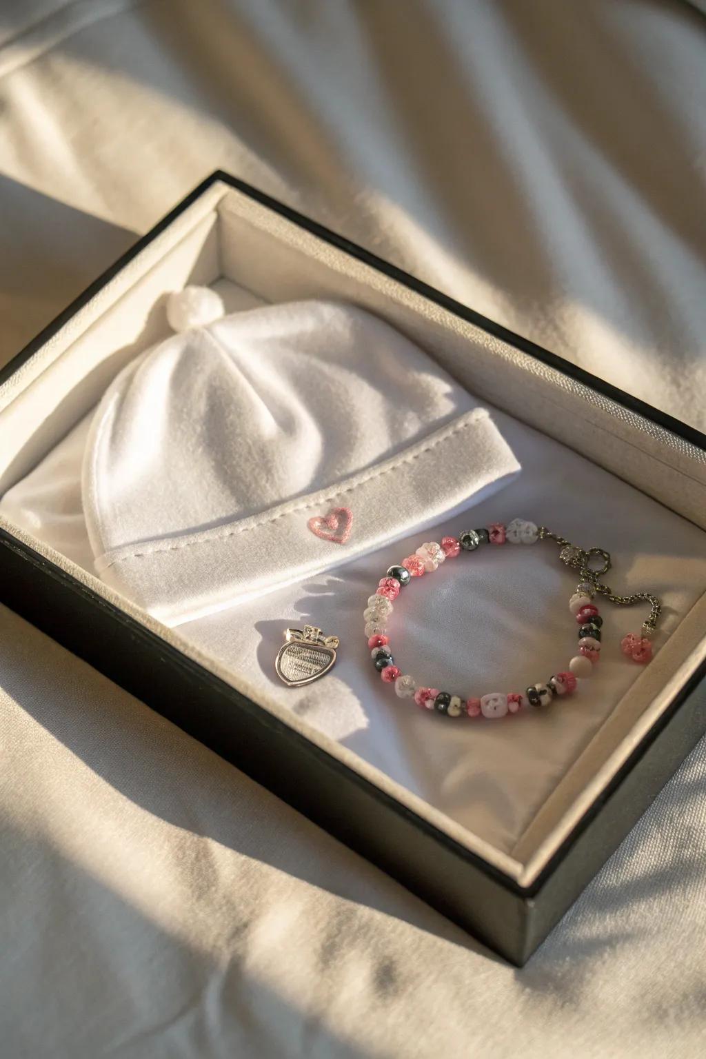 Hospital keepsakes that hold the first memories.