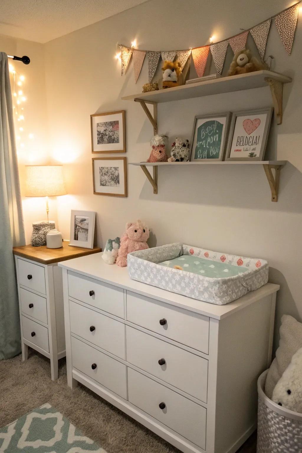 Dual-role furnishings maximize utility within confined locales.