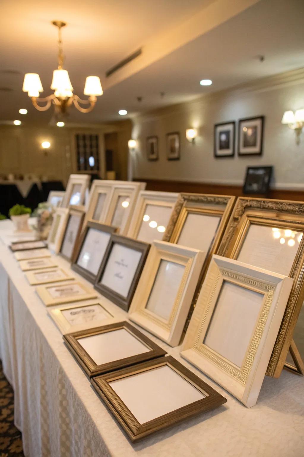 Picture frames serve as entertaining and interactive accessories.