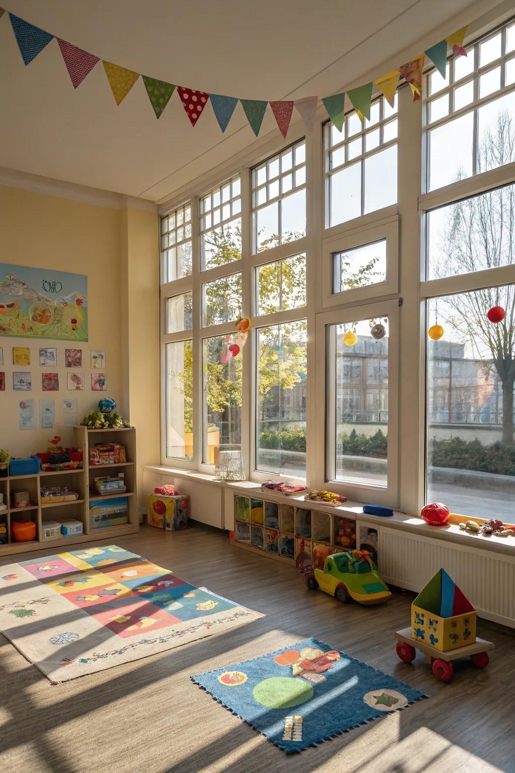 Sunlight improves both atmosphere and focus within any setting.