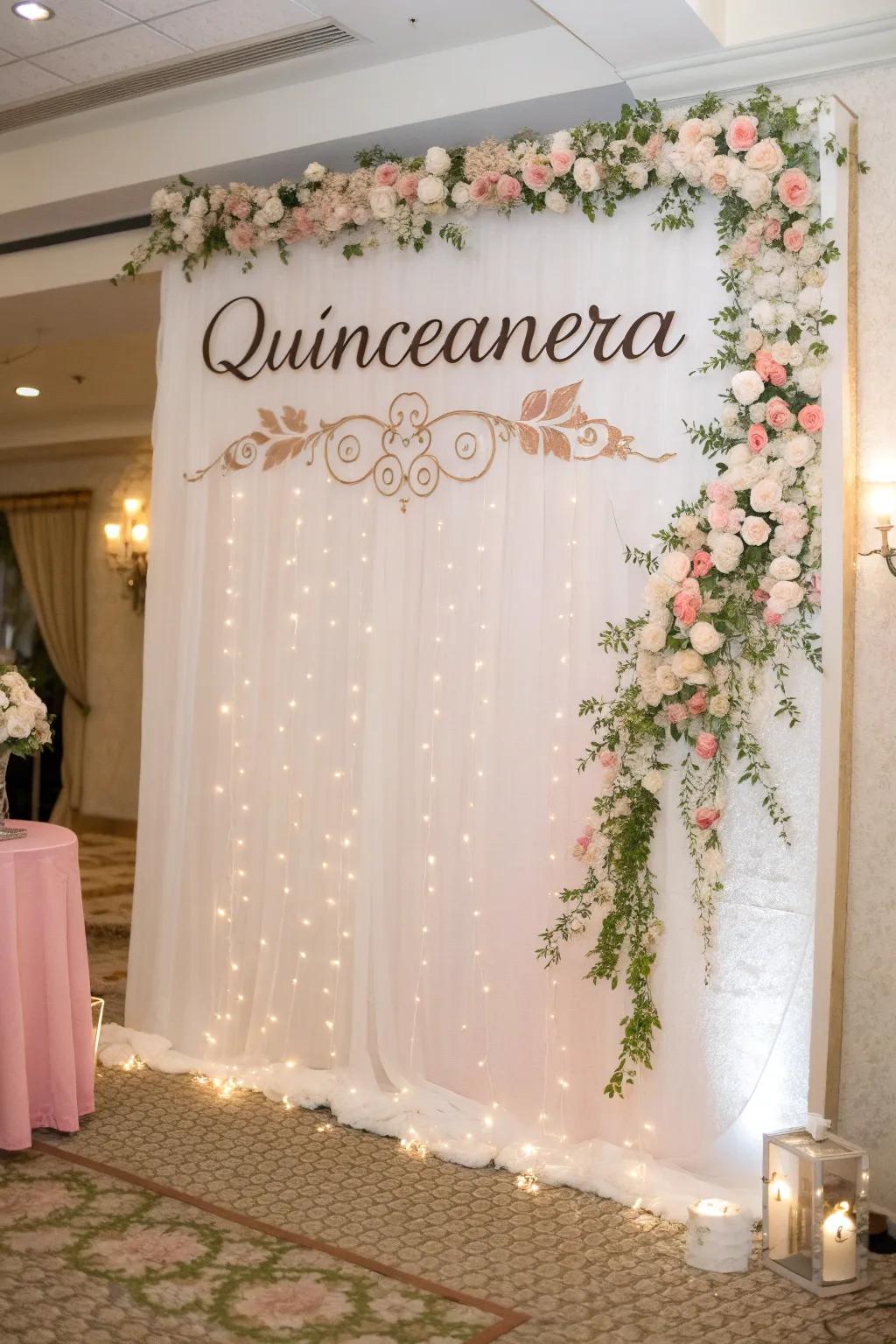 Personalized backdrops offer ideal photo settings.