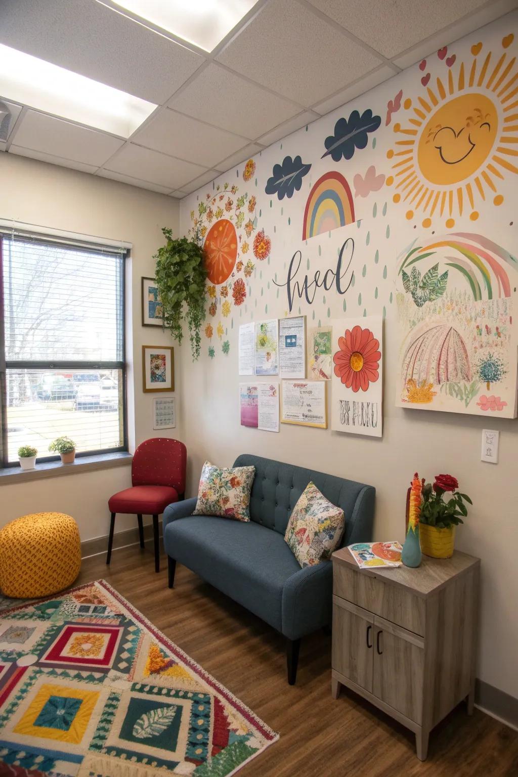 Creative wall decorations have the capability to inspire inventiveness and lift spirits.