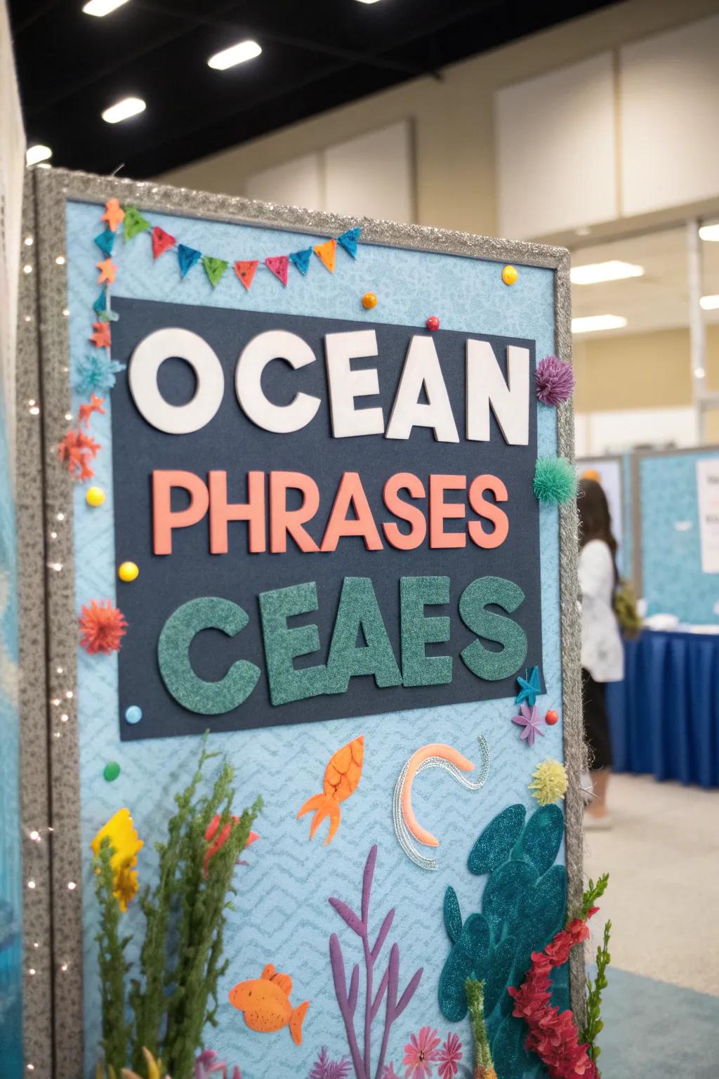 Utilize words to create waves with engaging oceanic-themed communications.