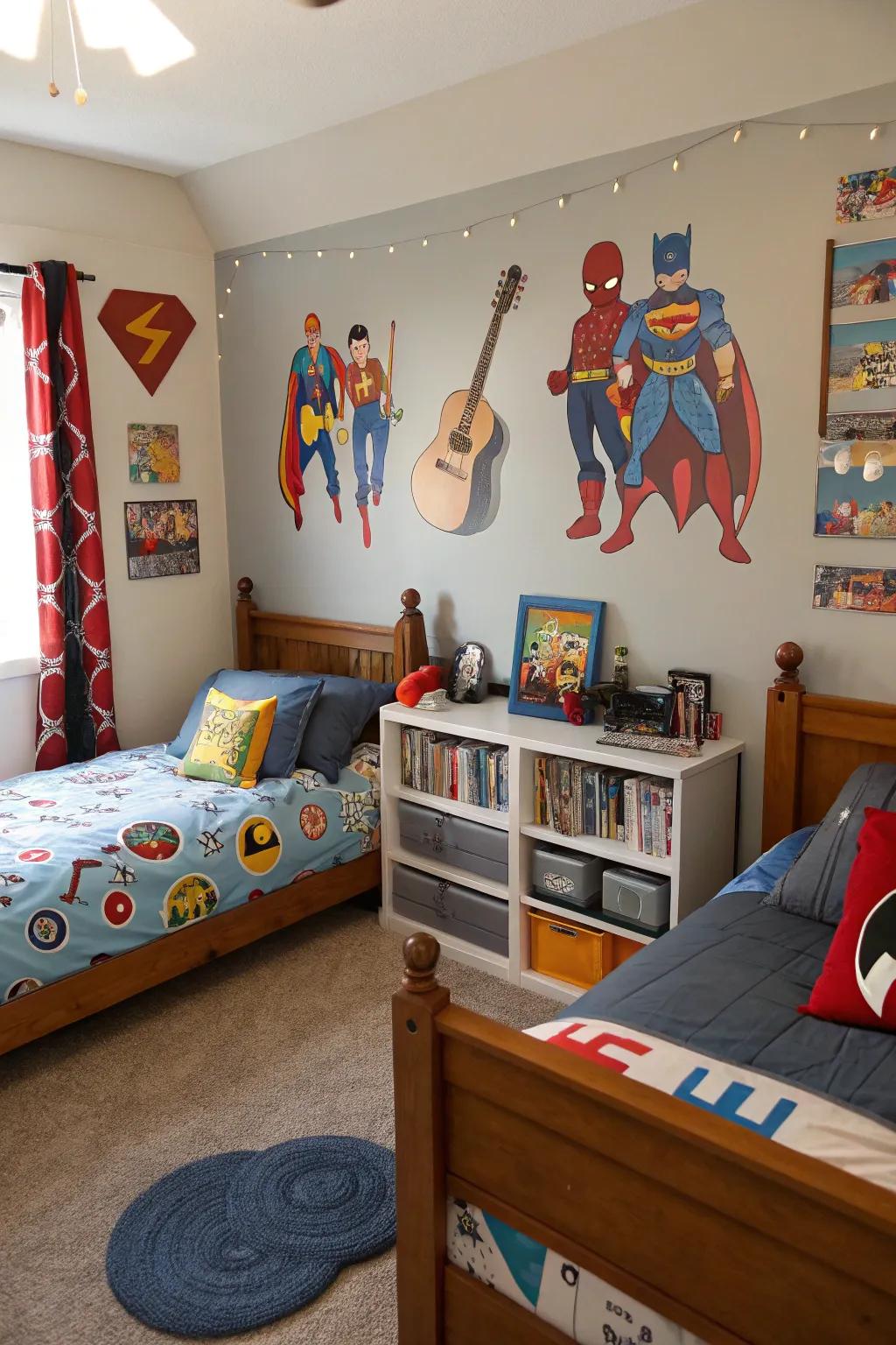 Personalized elements make each section feel like a special retreat.