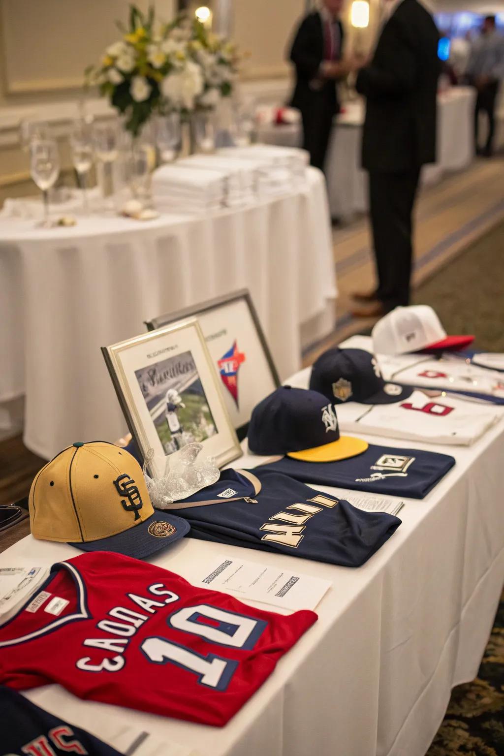 Tailored items such as team shirts share a tale of commitment and triumph.