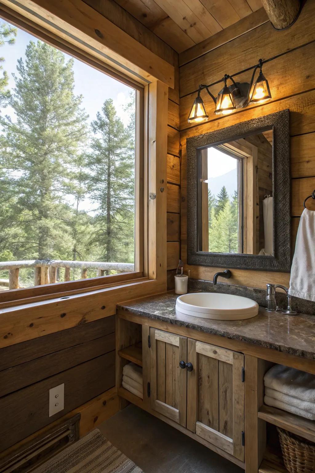 Natural light opens up the space and connects it to the outdoors.