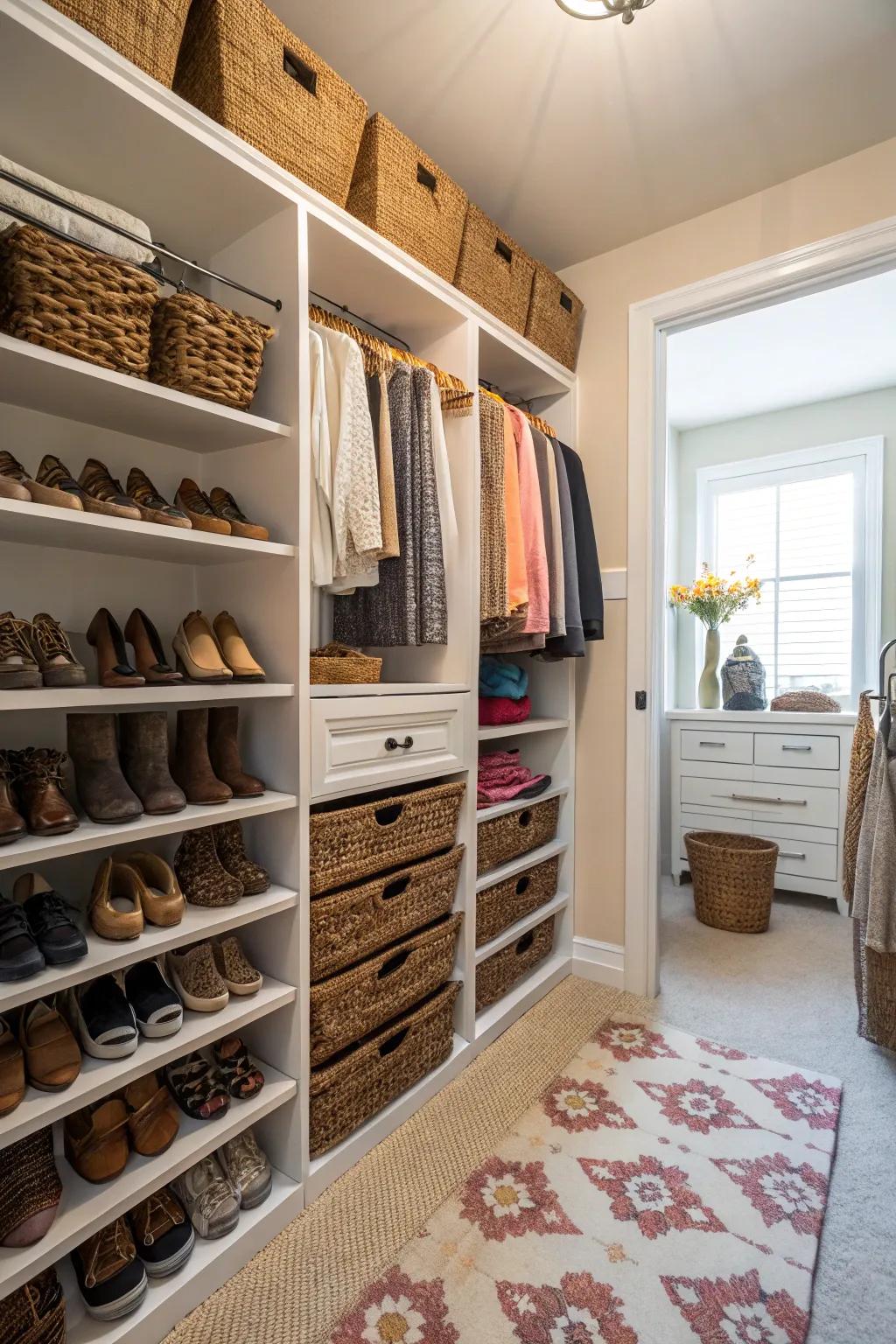 Effective ground usage boosts storage capacity.