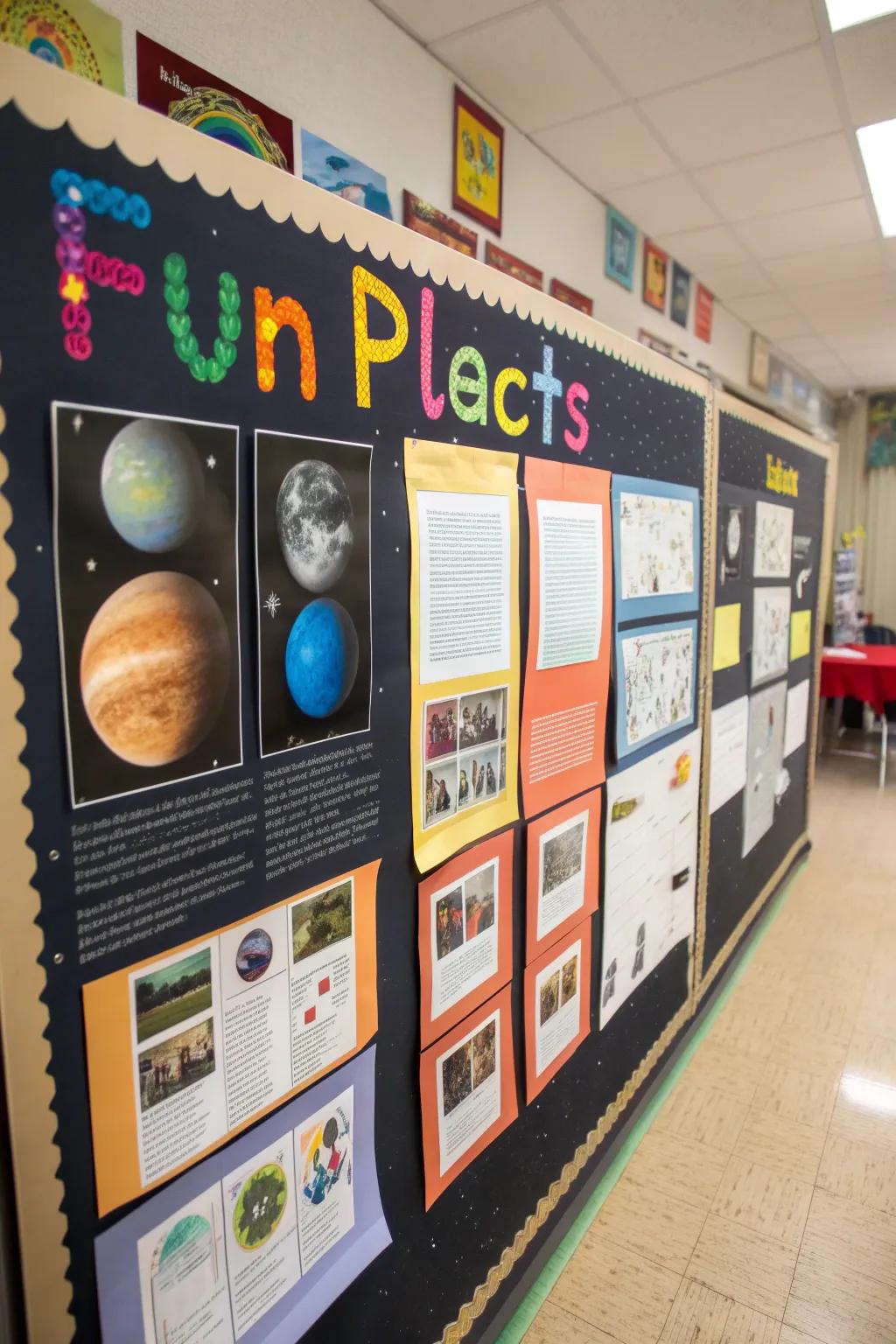 Investigate the planets with committed segments on your display.