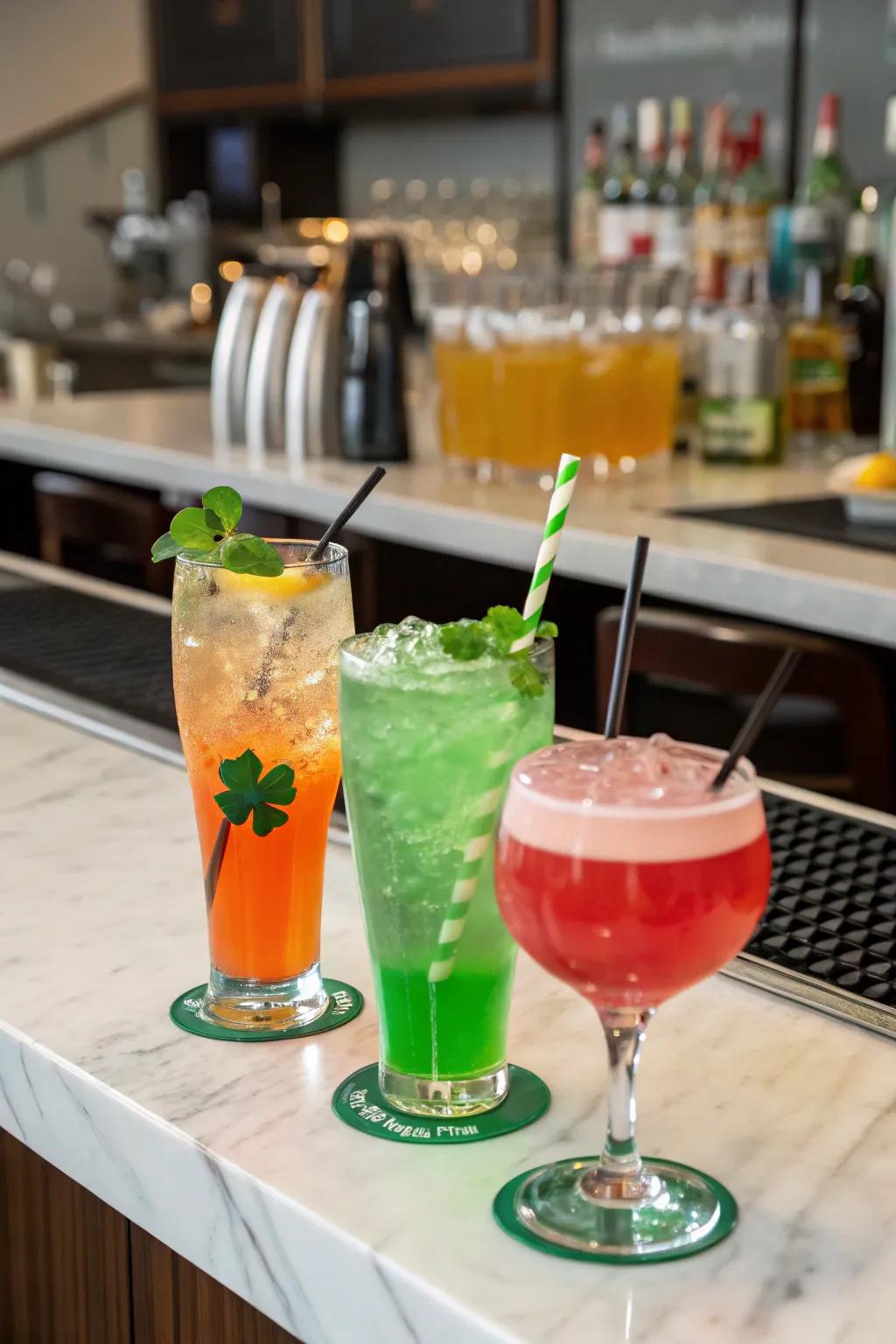 Irish cocktails contribute a flavorful dimension to your St. Patrick's Day festivities.
