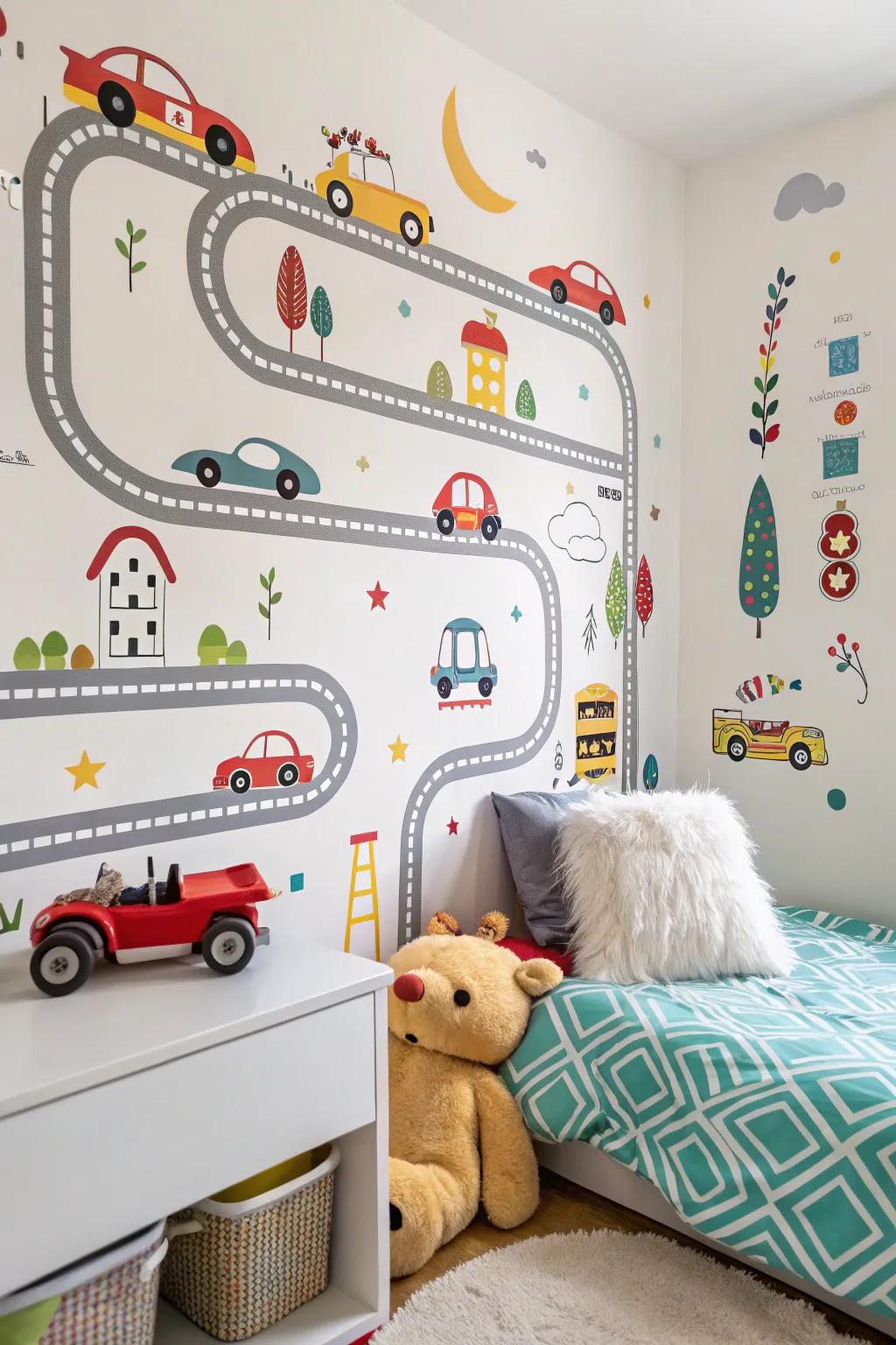 Supercharge the room with racing exhilaration.