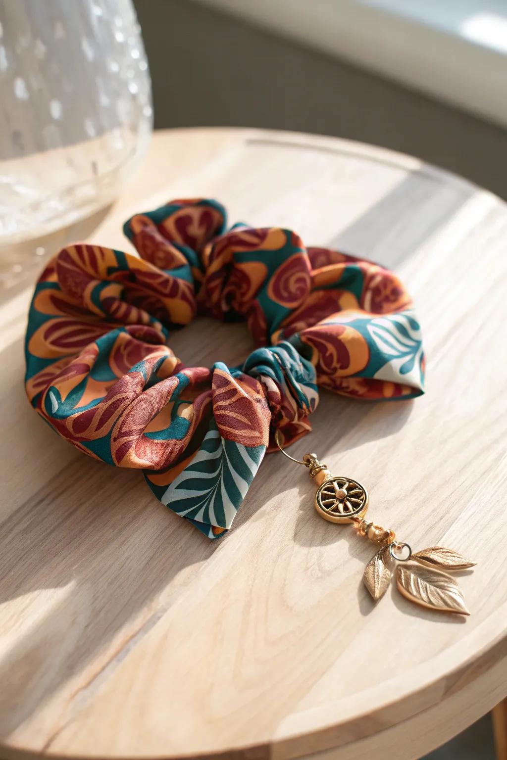 Add a twist to your style with these vibrant, handcrafted scrunchies! Perfect for a bold, minimalist look. #BohoChic #HandmadeBeauty