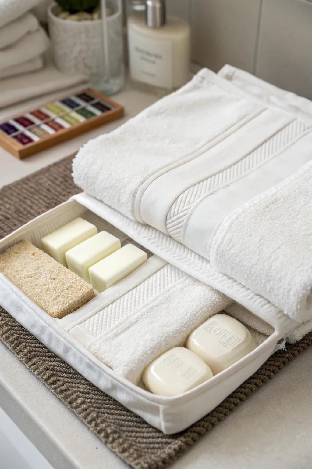 Enhance practicality through sleeve-styled cloths.