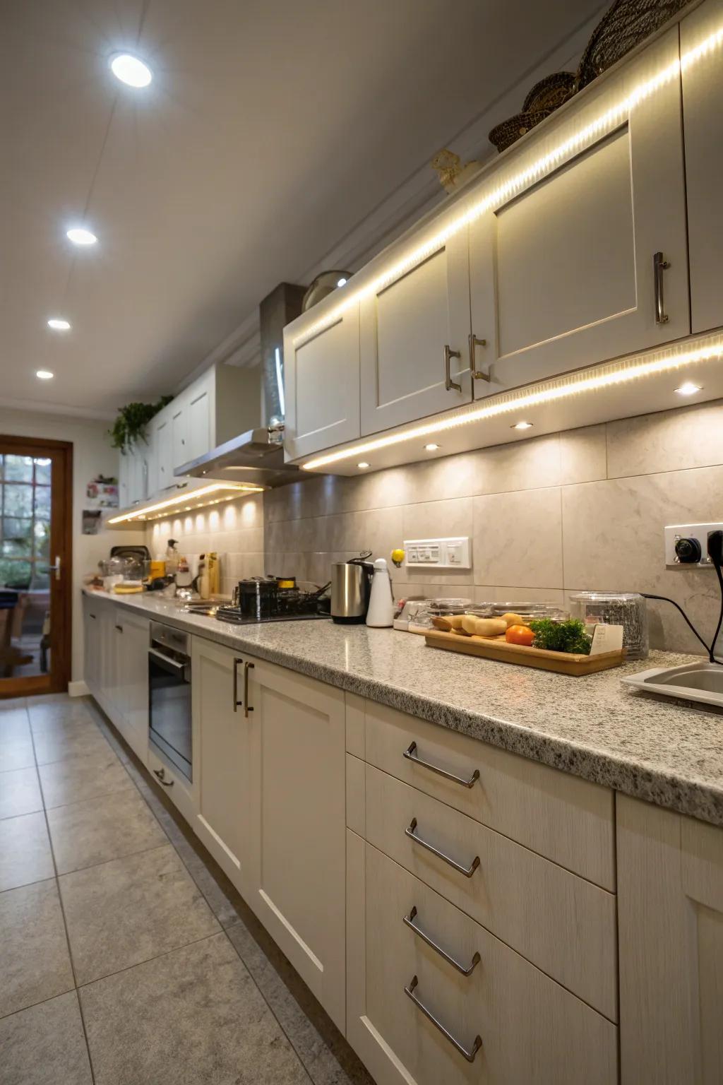 Battery lights allow flexible placement without constraints from outlets.