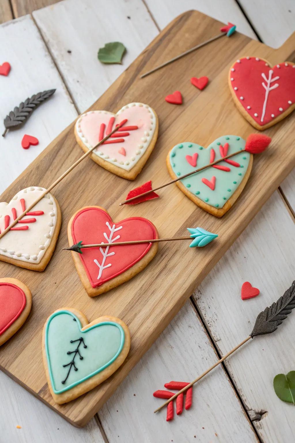 Cupid's arrows for a playful Valentine treat.