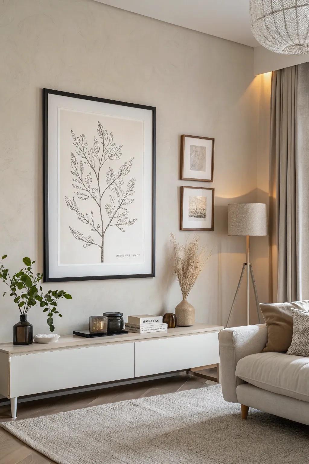 Simple designs provide subtle sophistication.