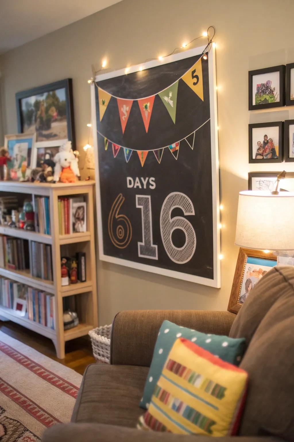 Countdown boards amplify excitement for homecomings.