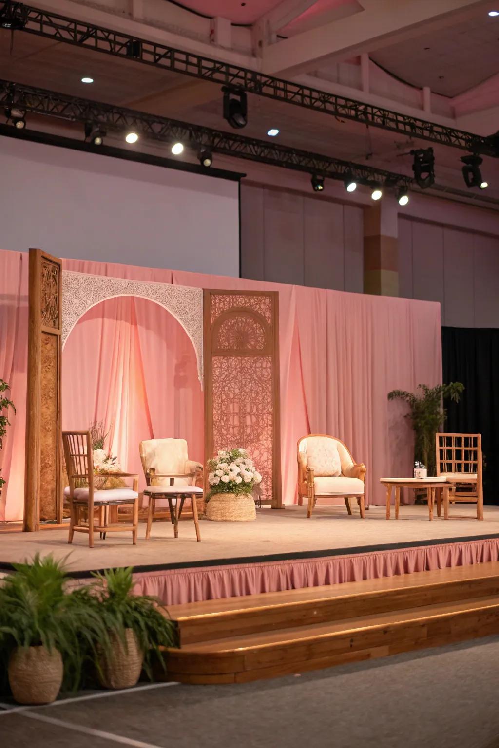 Hue combinations establish the emotional ambiance of your conference.