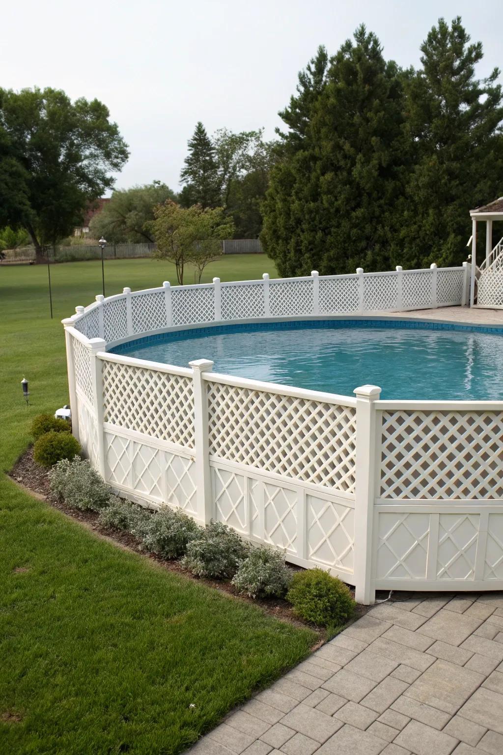 Stylish fencing provides safety without sacrificing elegance.