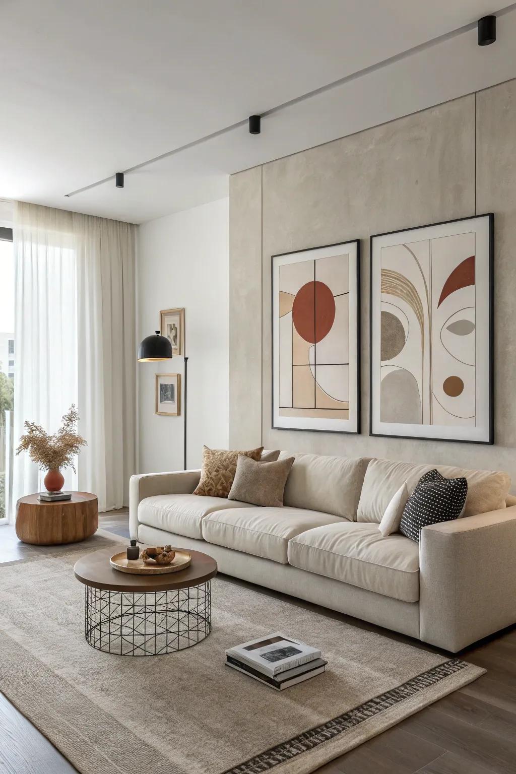 Understated aesthetics present ease and refinement.