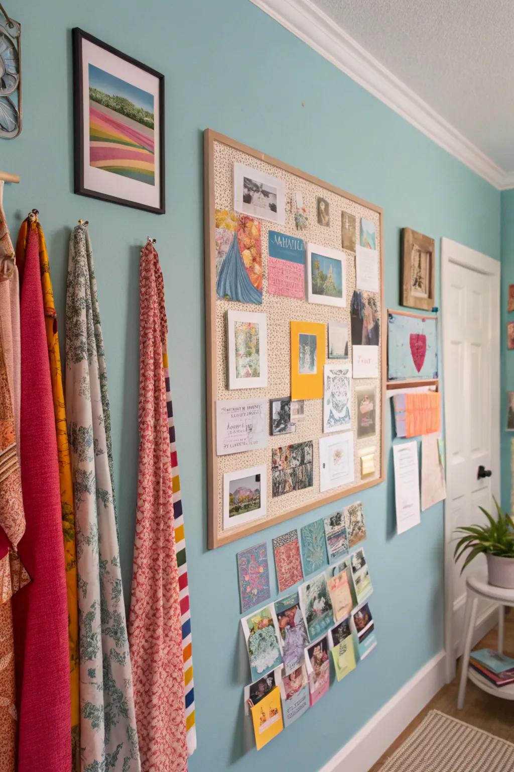 Allow your vision board to evolve with your artistic journey.